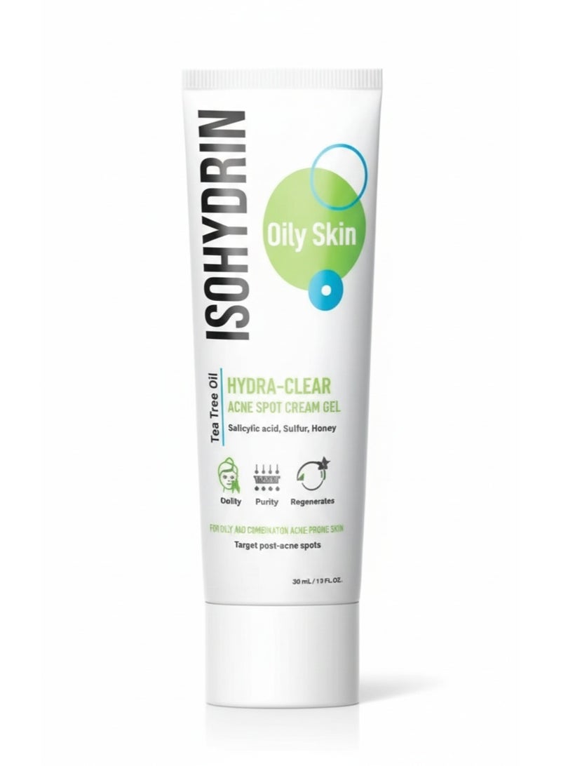 Isohydrin hydra-clear acne spot cream gel 50ml
